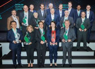 Brembo recibe el Daimler Supplier Award in Sustainability 2019