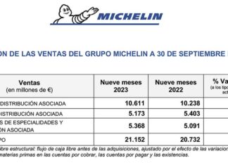 Ventas Grupo Michelin