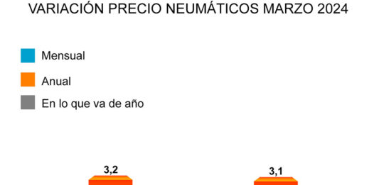 Precio neumáticos marzo 2024