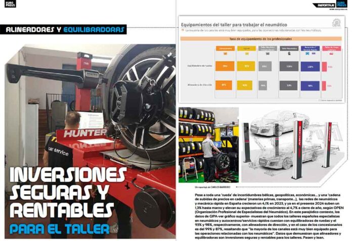 alineadores equilibradoras taller reportaje