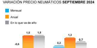 ADINE precio neumáticos septiembre