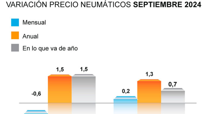 ADINE precio neumáticos septiembre