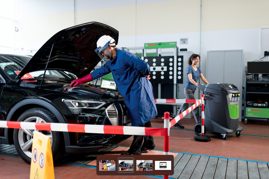 Bosch Car Service presenta un concepto para vehículos híbridos y eléctricos