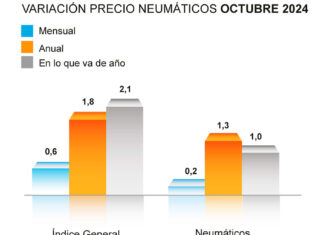 ADINE precio neumáticos octubre